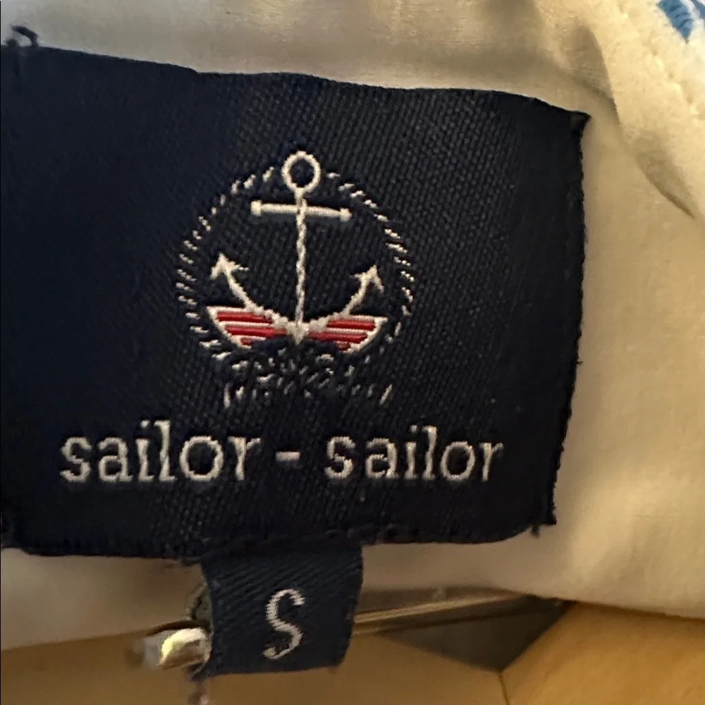 EUC Sailor-Sailor Blue and White Dress - Picture 3 of 3